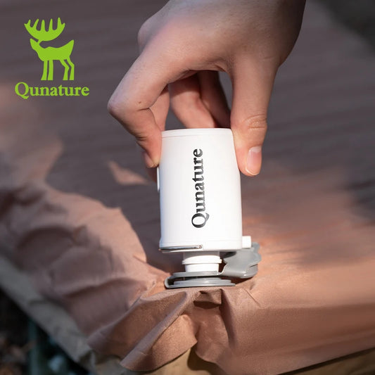 Qunature Multifunctional Electric Air Pump - Outdoor Mini Portable for Camping Air Mattress Swimming Ring Inflation & Deflation