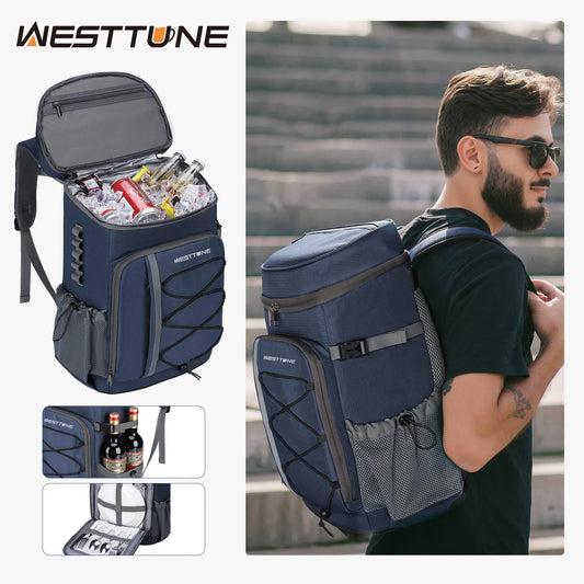 WestTune Can Cooler Backpack Leakproof Insulated Soft Cooler