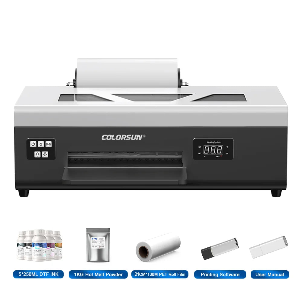 TOPPARTS Colorsun DTF Printer For Epson L800 T Shirts