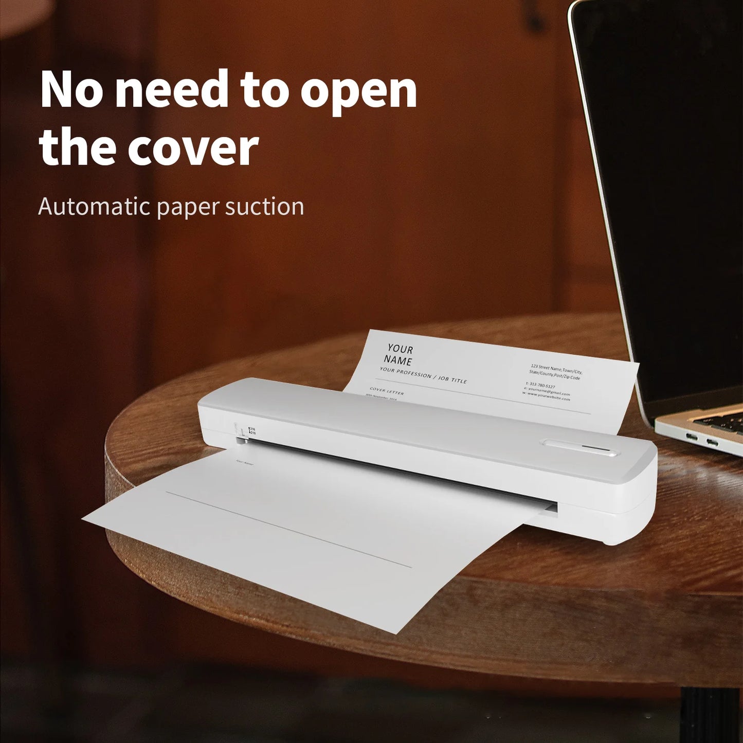 TakeYou Portable Wireless Inkless Thermal Printer Android iOS 300DPI