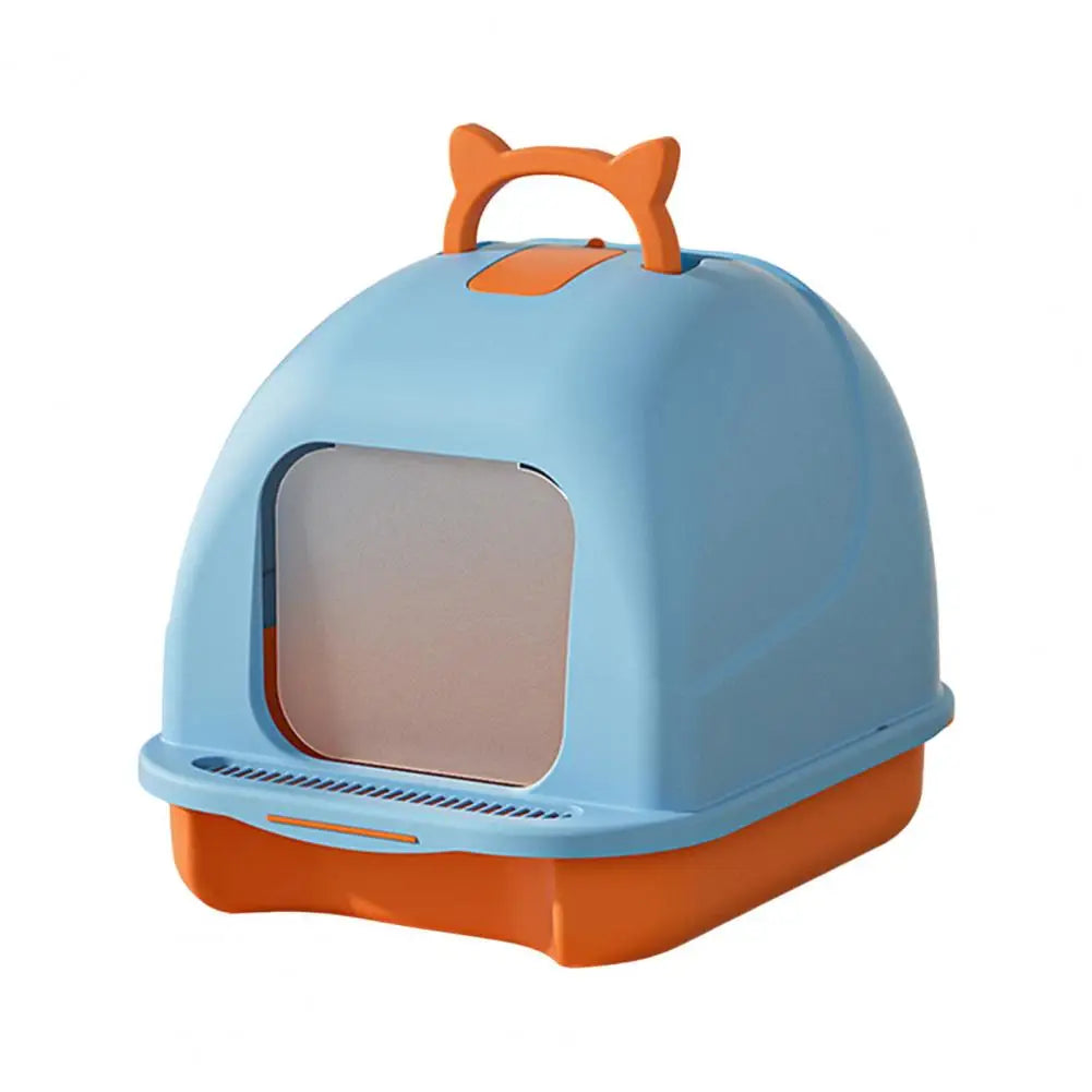 Feature Large Cat Litter Box With Lid Enclosed Litter Scoop