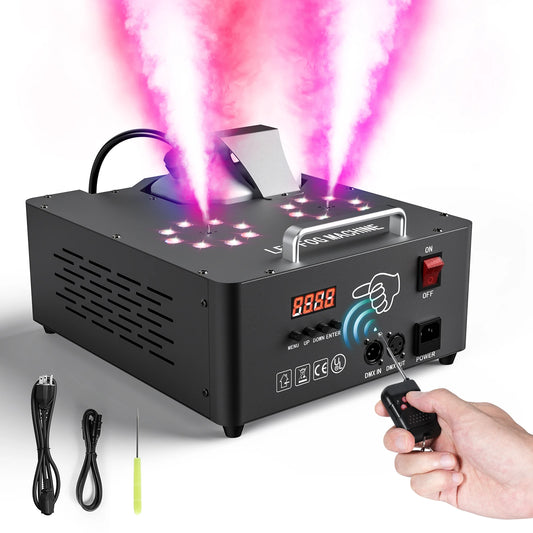 U'King Fog Machine 2000W DMX RGB Stage Effect for DJ