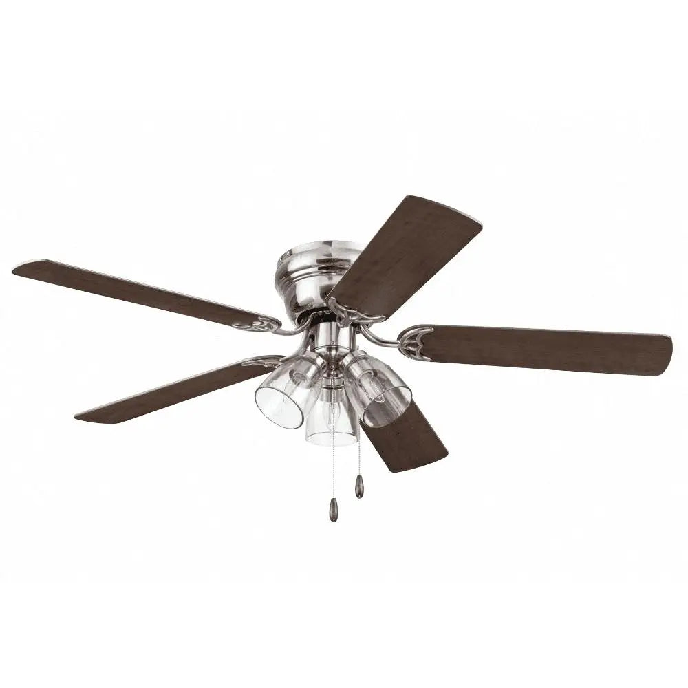 XMSJ Ceiling Fan With Light Renton Flush Mount Indoor