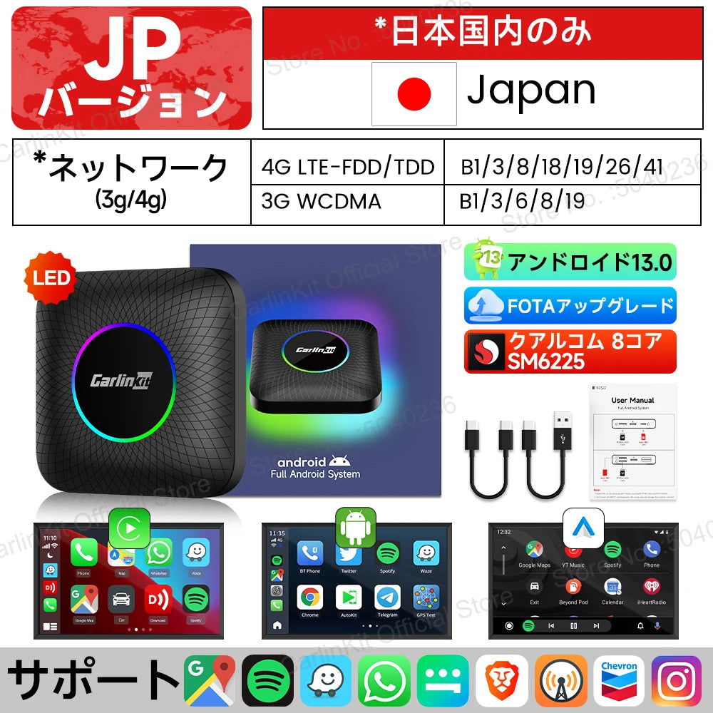 Carlinkit 3 In 1 Android CarPlay Android Auto Wireless Box