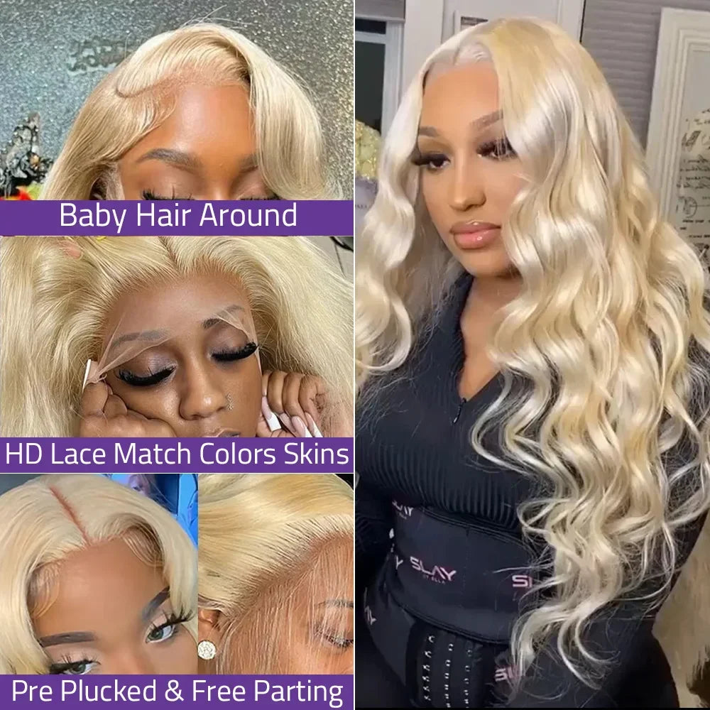 CanaryFly Body Wave HD Lace Front Wig Remy Human Hair