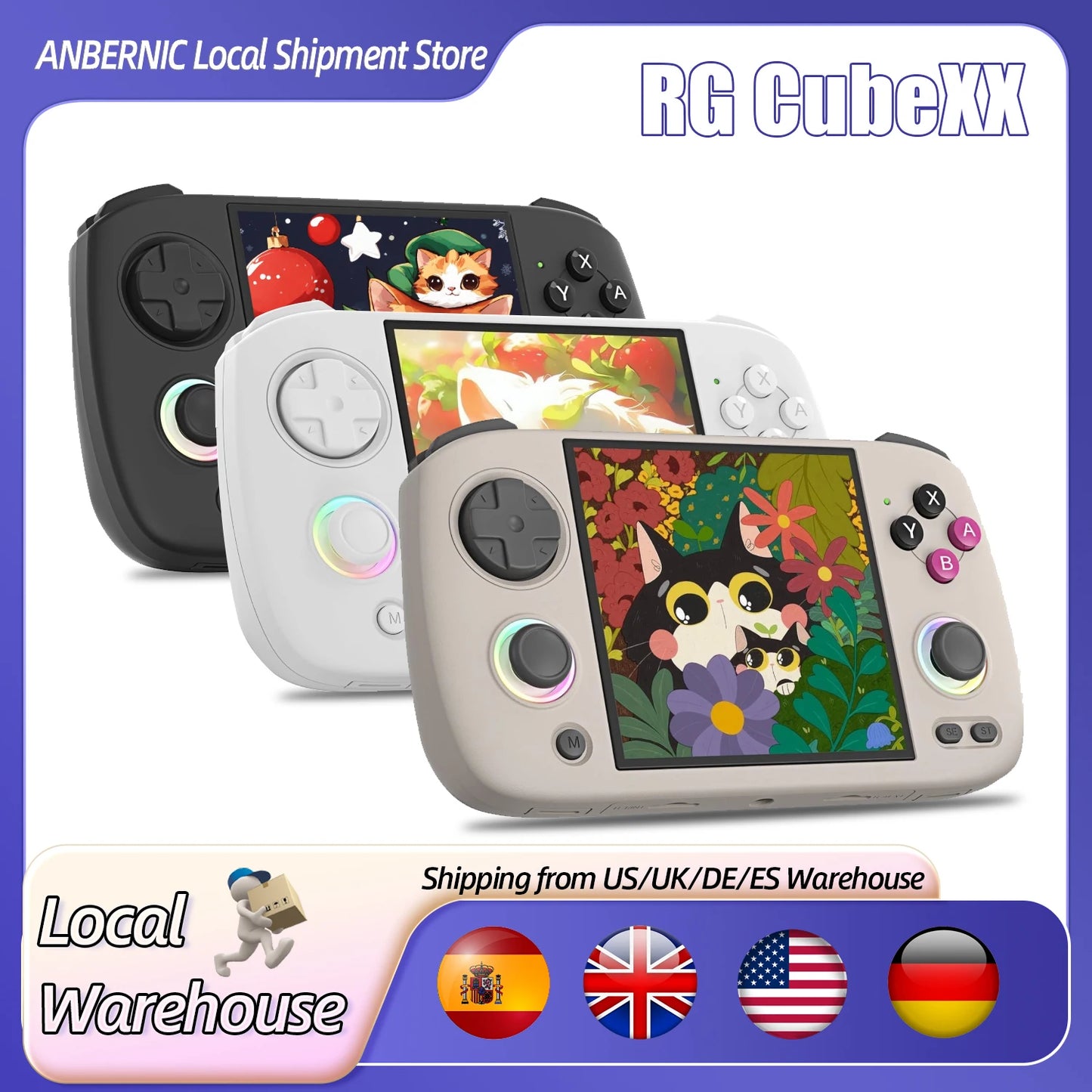 Anbernic RG CubeXX Retro Handheld Game Console HD Out