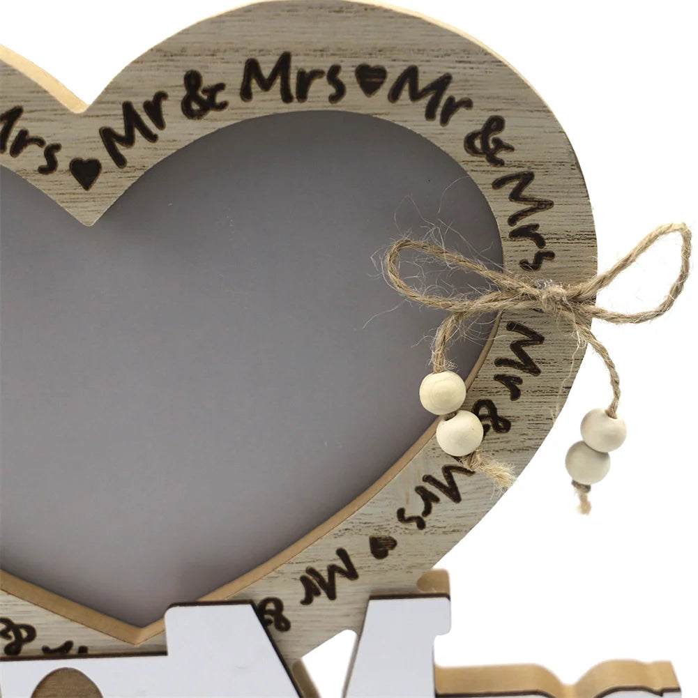 TWISTER.CK Mr And Mrs Wedding Picture Frame Cherish Memory