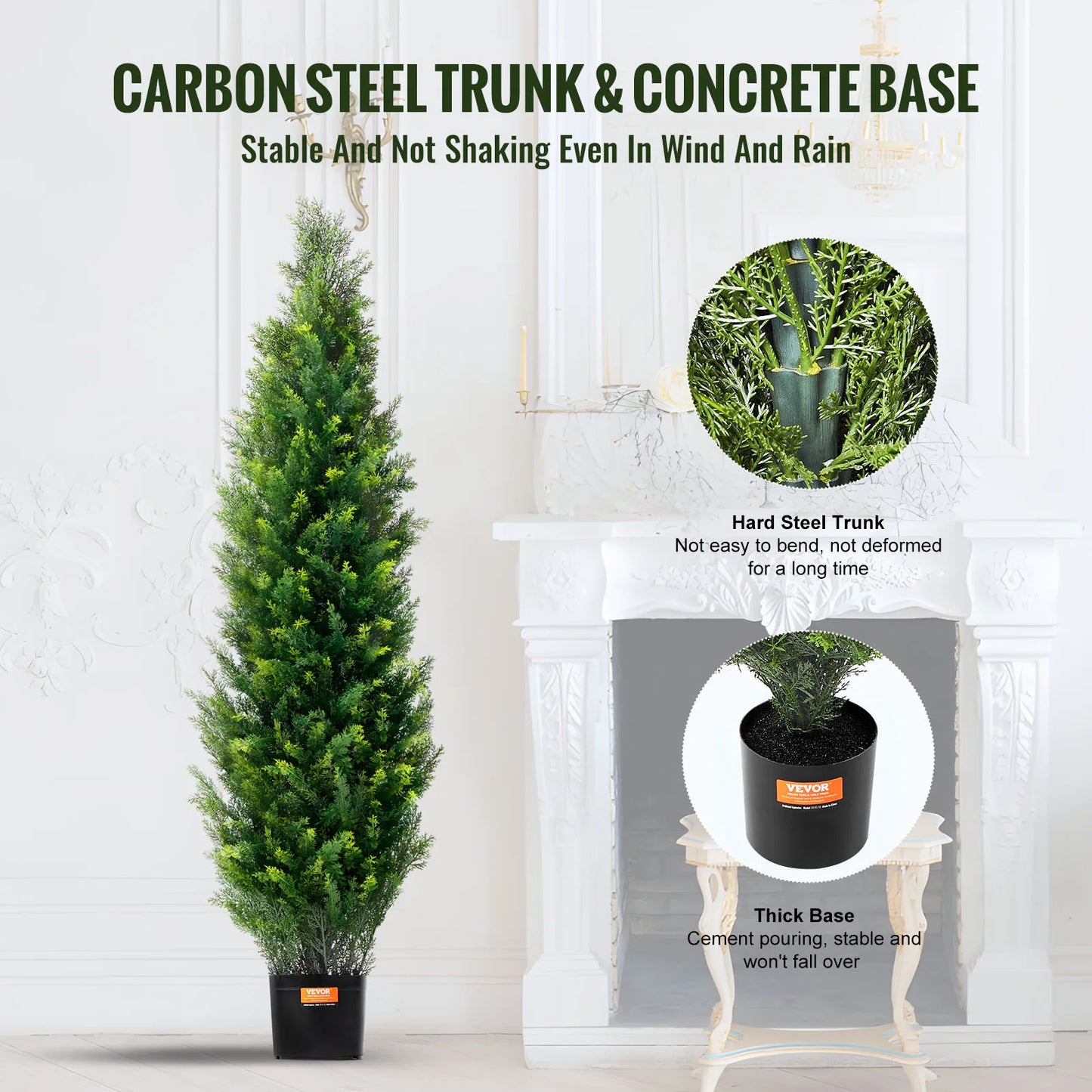 Shanghai Artificial Cedar Topiary Tree Evergreen Outdoor Decor