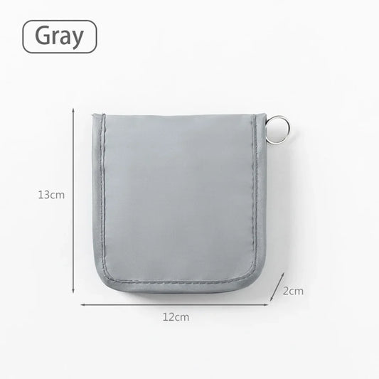 Mini Medical Pouch Portable Foldable Large Opening with Zip Sort First Aid Kit Outdoor Travel Essential Storage Bag