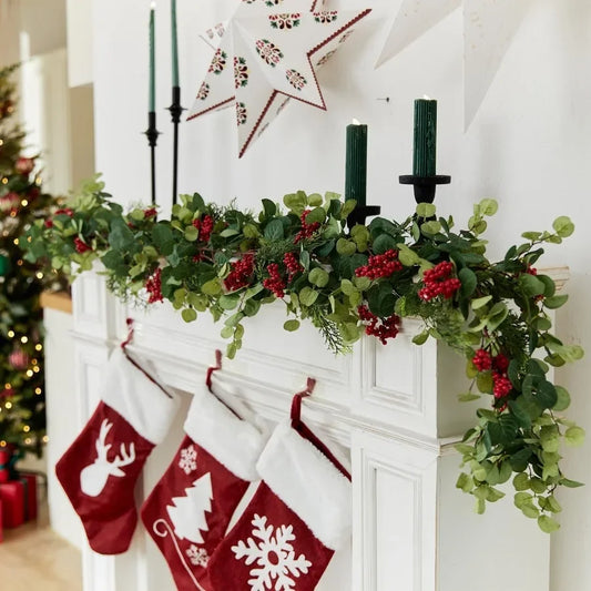 Artificial Christmas Garland With 144 Branch Tips for Indoors