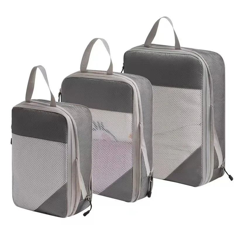 Compression Packing Cubes for Suitcases Travel Accessories Expandable Packing Organizers Lightweight Travel Organizer Cubes