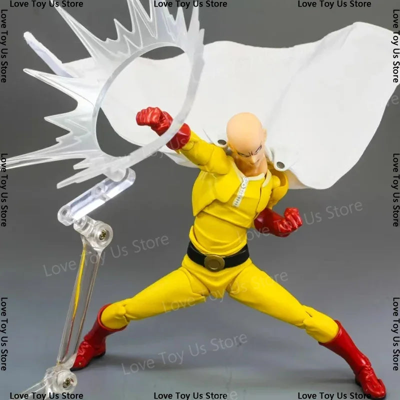 New Hot One Punch Man Saitama Amazing Yamaguchi Revoltech Saitama In Stock Anime Action Collection Figures Model Toys Gifts