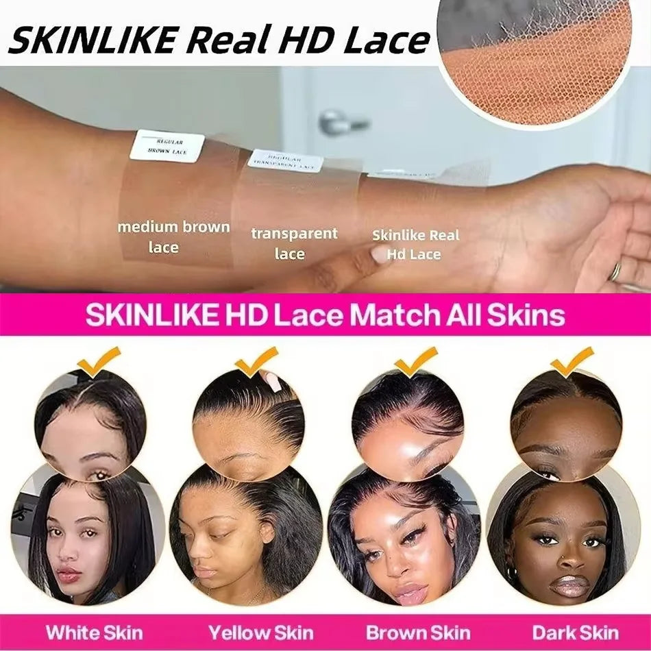 YesWigs Highlight 100 Brazilian Human Hair Lace Front Wig