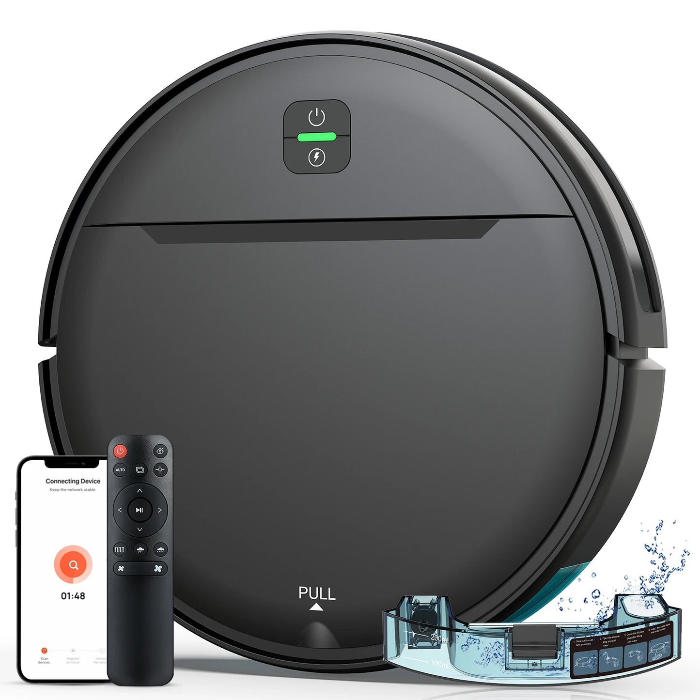 Rayfurn OMESER BR181 Robot Vacuum Cleaner 6000Pa Suction