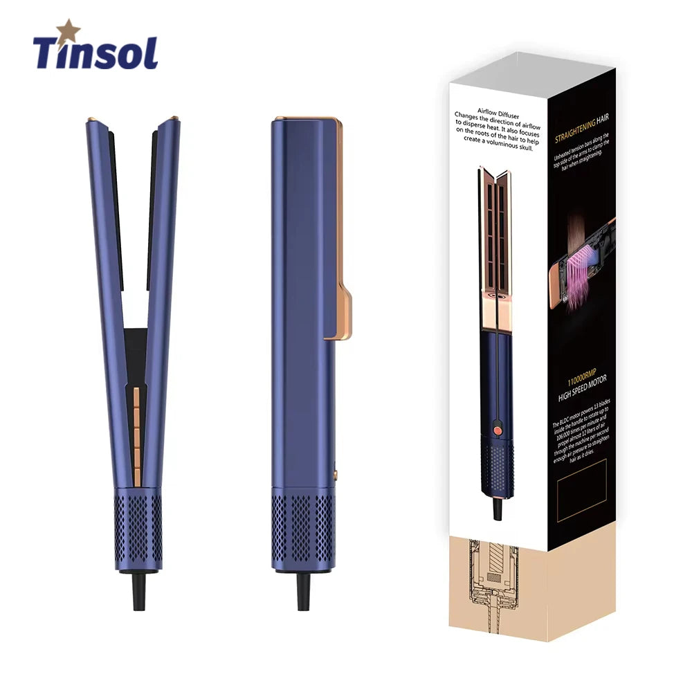 Tinsol 2 In 1 Hair Straightener And Dryer Styler Ceramic