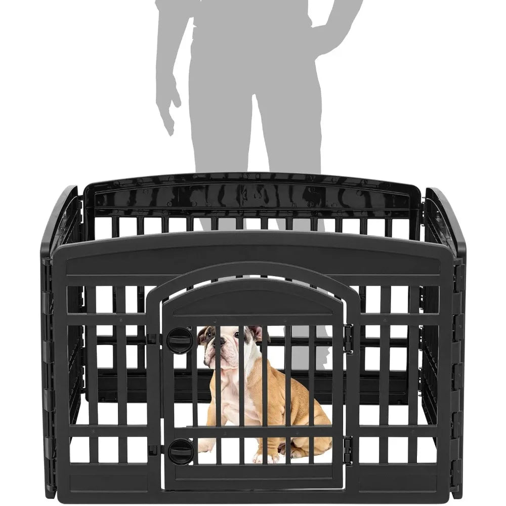 Hignconcerned Dog Playpen Four Panel Door Indoor Pet Fence