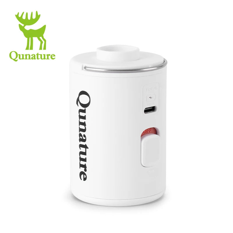Qunature Multifunctional Electric Air Pump - Outdoor Mini Portable for Camping Air Mattress Swimming Ring Inflation & Deflation
