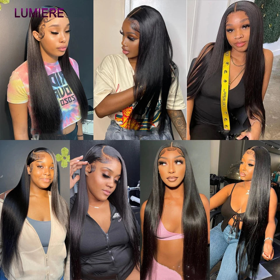 Lumiere Hair Remy Peruvian Straight Weave With Frontal Closure
