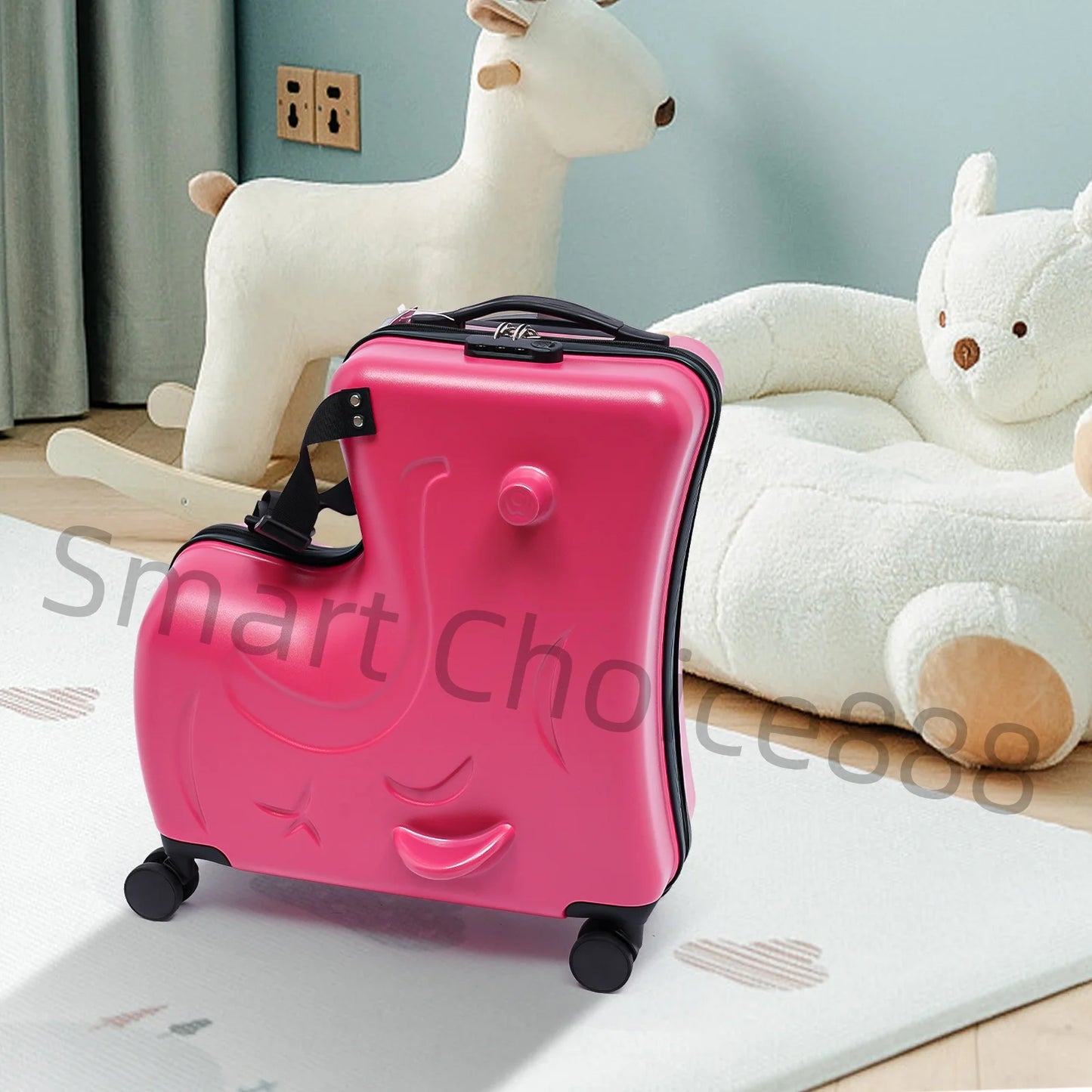 Sichuan Kid Ride On Travel Suitcase On Wheels Spinner