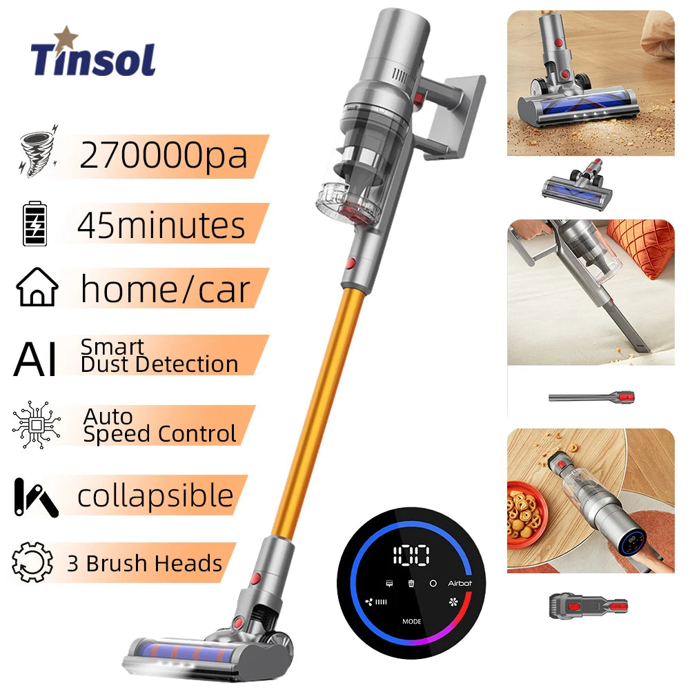Tingbai VC309 Cordless Handheld Vacuum Cleaner 27000Pa