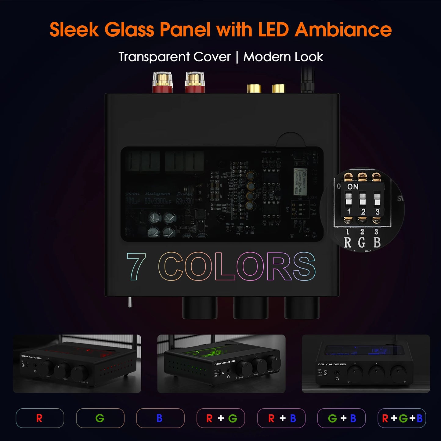 Douk Audio A5 Pro Bluetooth Receiver TPA3255 Amplifier