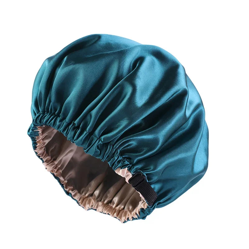 Gathertop Satin Bonnet For Sleeping Adjustable Sleep Cap