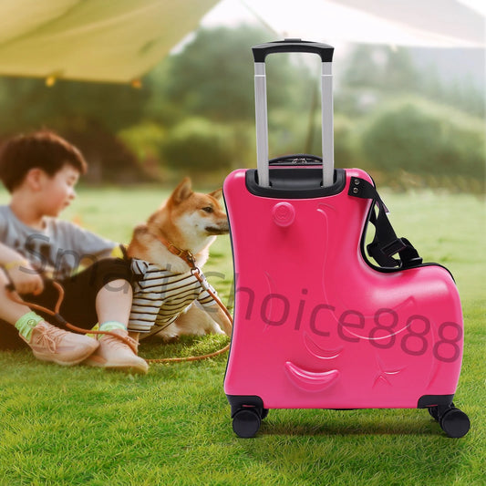 Sichuan Kid Ride On Travel Suitcase On Wheels Spinner