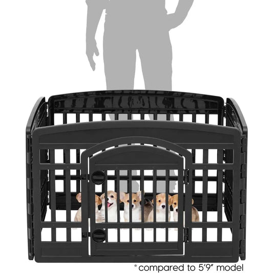Hignconcerned Dog Playpen Four Panel Door Indoor Pet Fence