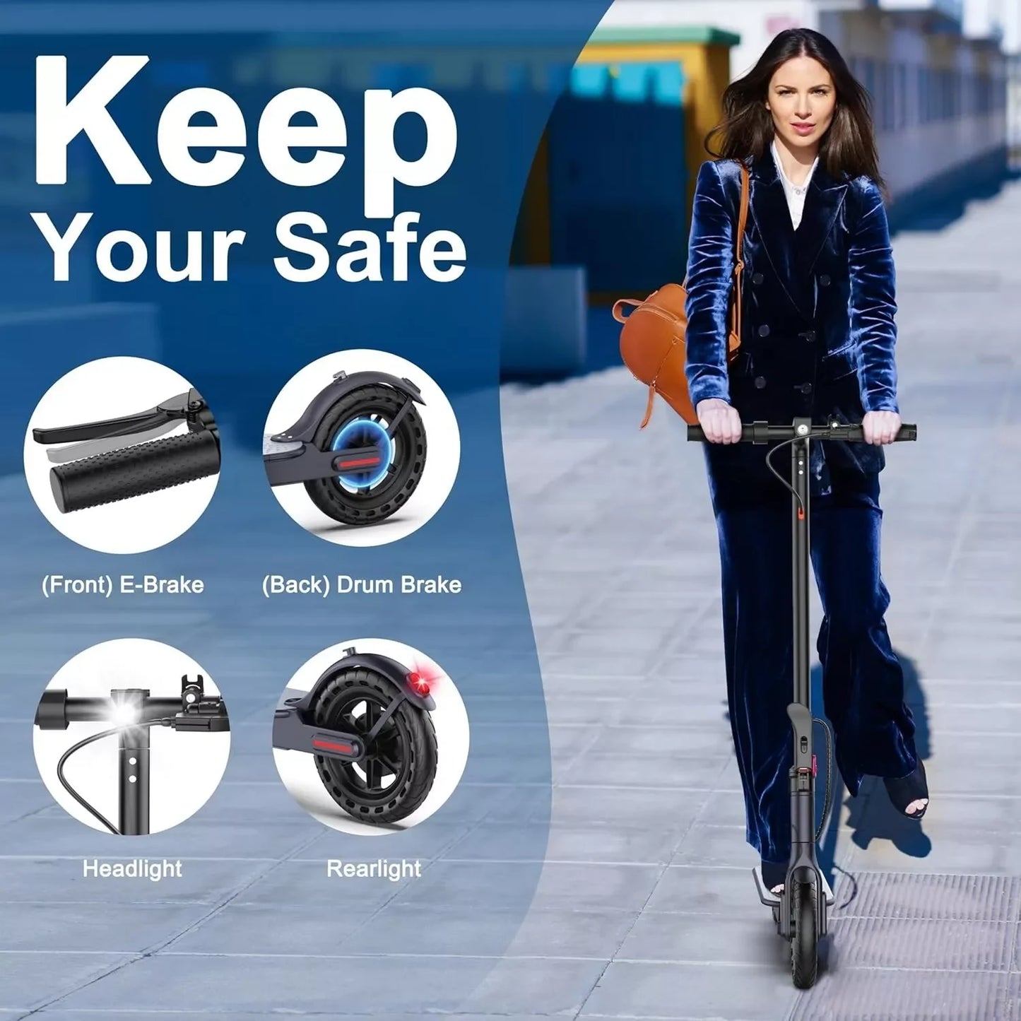 Ladped LP60 Electric Scooter 350W 19mph Foldable