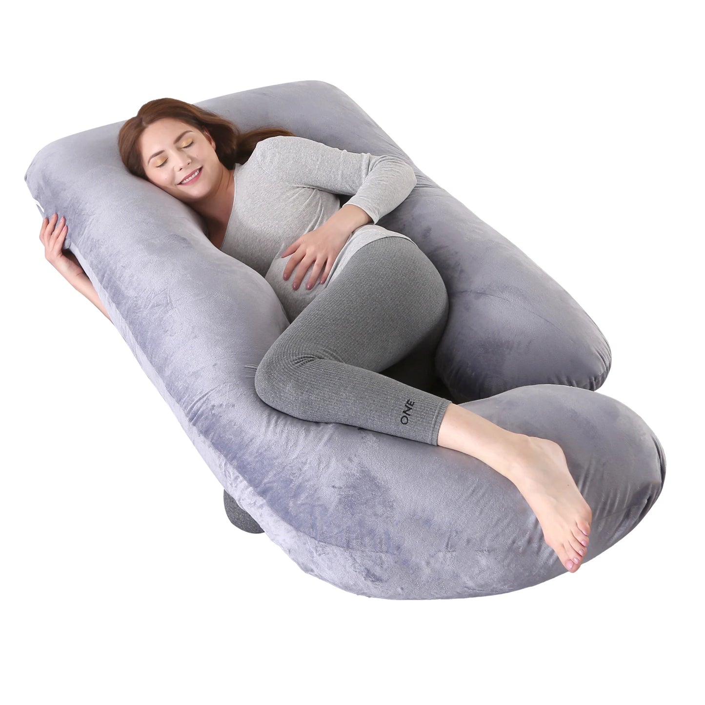 Zhejiang G Shaped Maternity Pillow With Removable Cover
