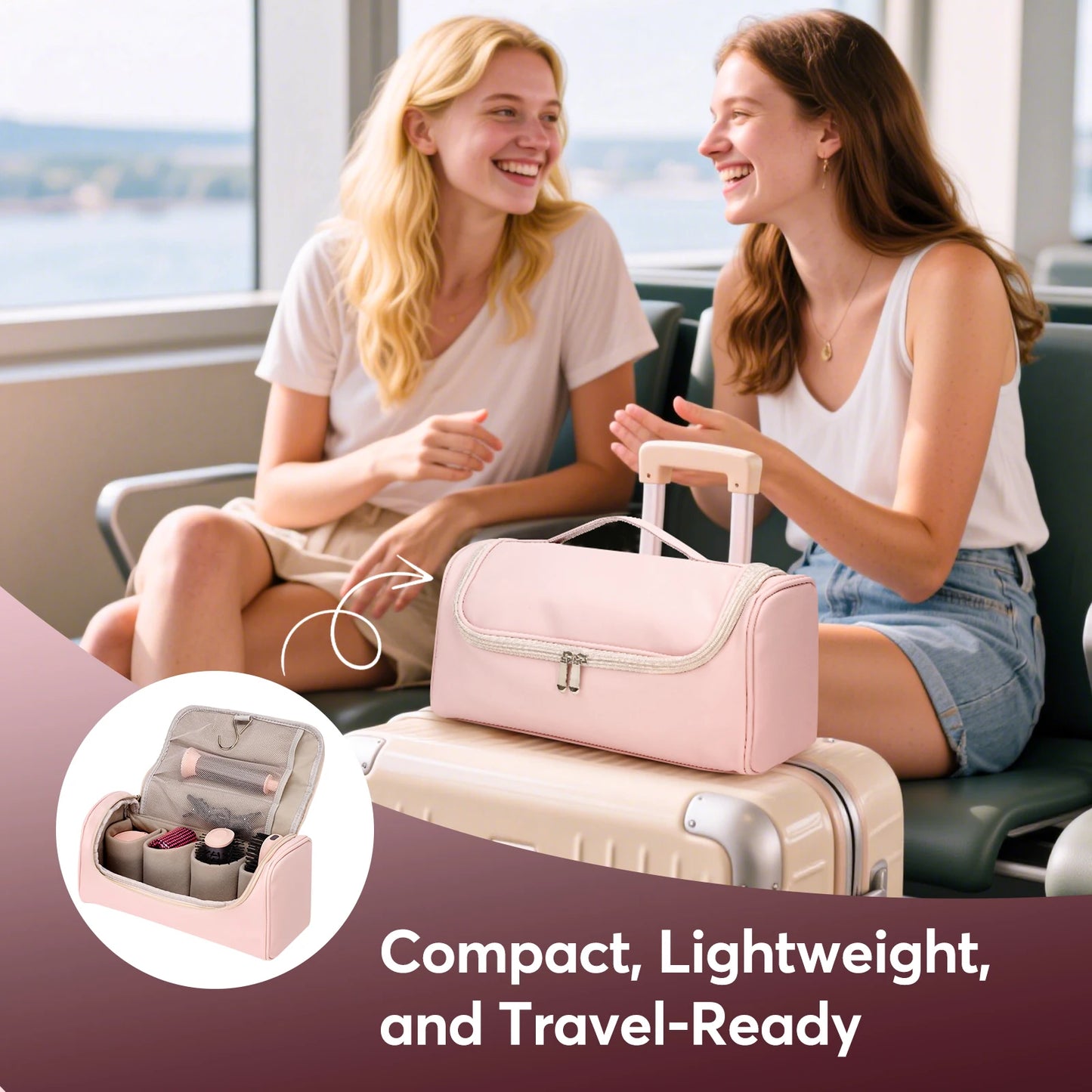 BOPCAL Five In 1 Hair Styler With Travel Case 1200W