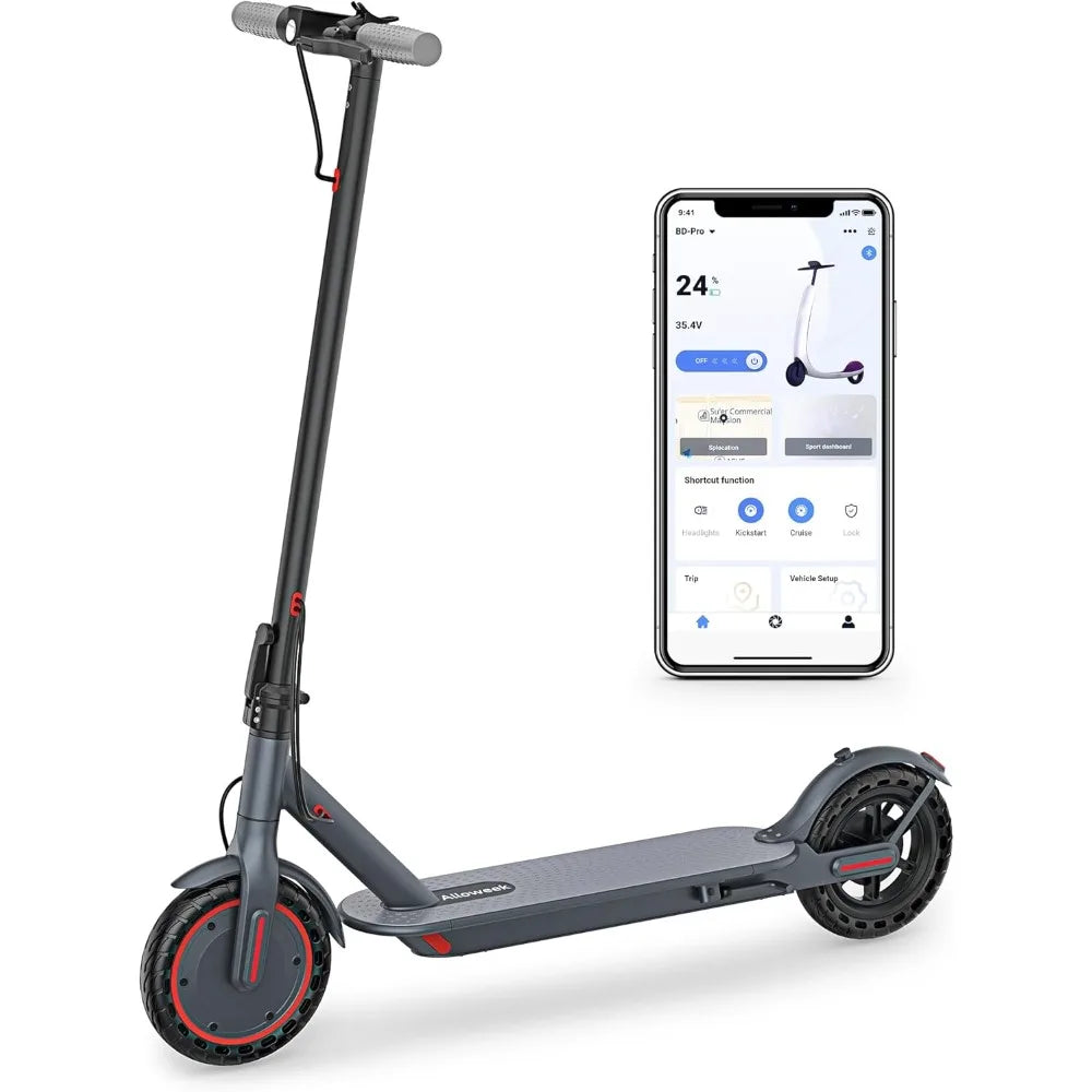 Hign Concerned Electric Scooter Dual Suspension 350W