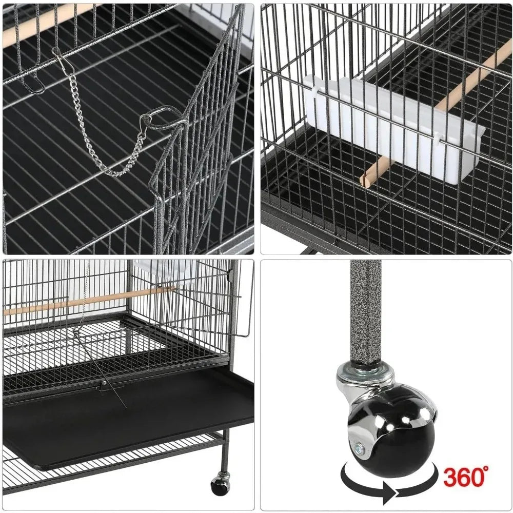 Hign-concerned Parrot Flight Cage Metal Durable Quality