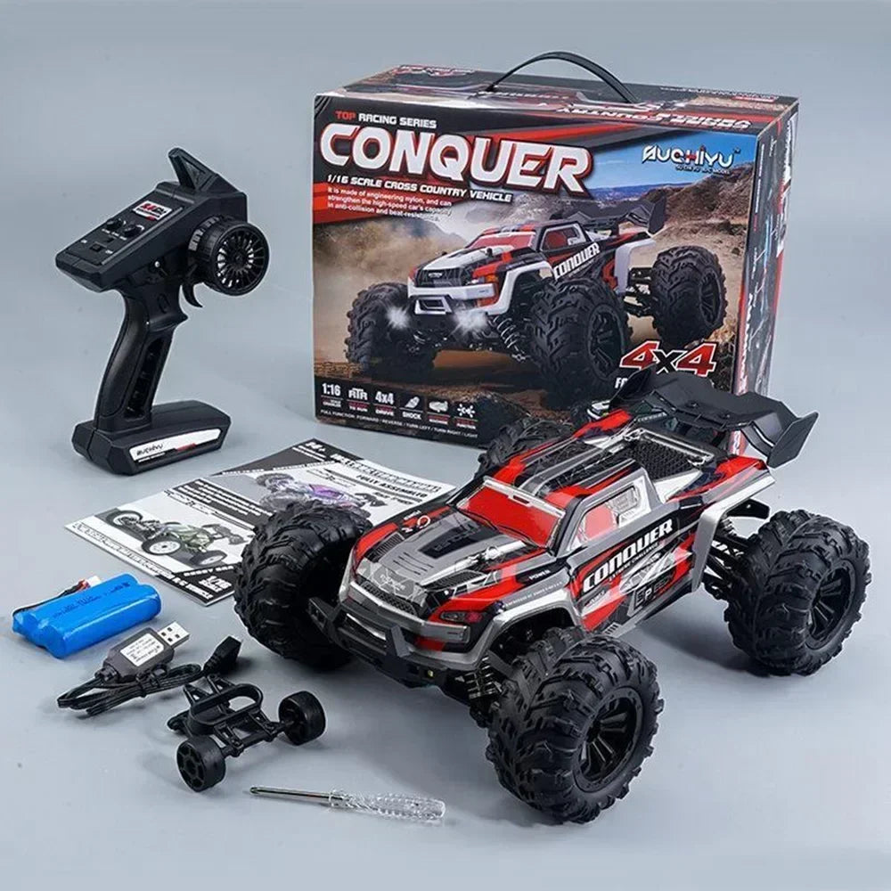 WLtoys 1 16 Scale Large RC Car 50kmh High Speed 4WD Off Road Monster Truck Remote Control Toy