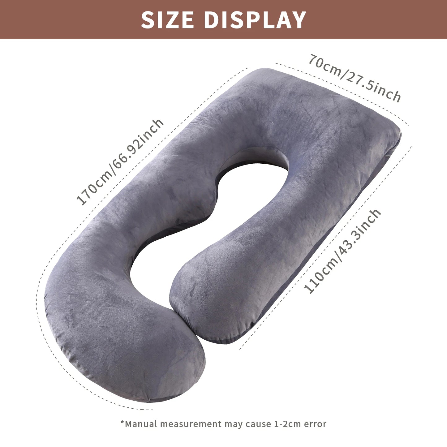 Zhejiang G Shaped Maternity Pillow With Removable Cover