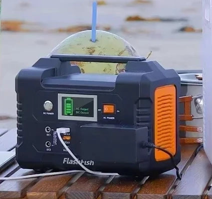 Cart Portable Power Station 151Wh Solar Generator AC 230V