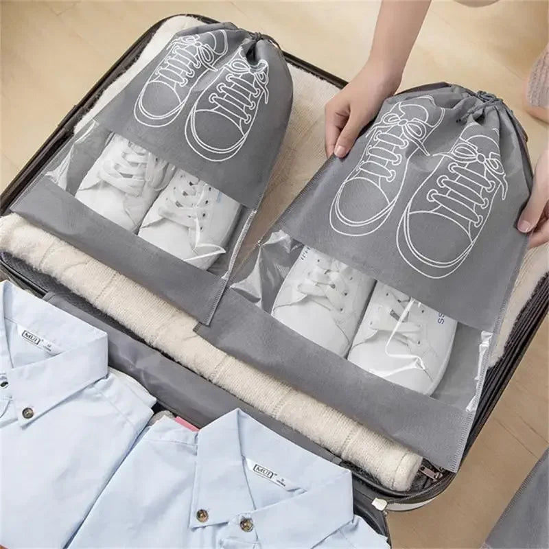 CN Non Woven Shoes Storage Bag Closet Organizer Travel