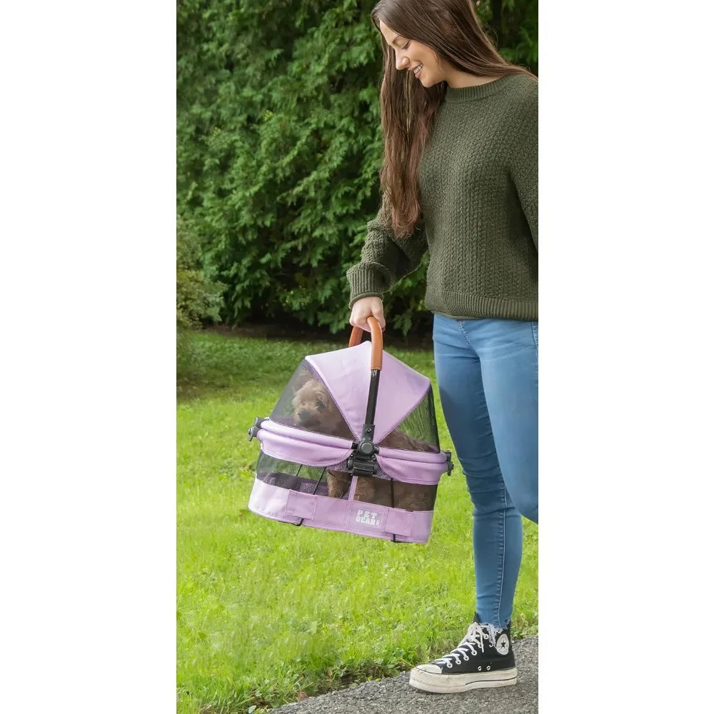 No Zip View 360 Ultra Lite Pet Carrier CarSeat Entry