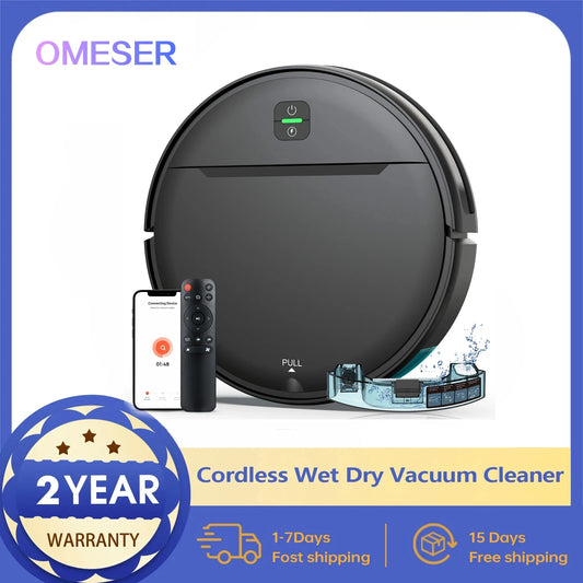 Rayfurn OMESER BR181 Robot Vacuum Cleaner 6000Pa Suction