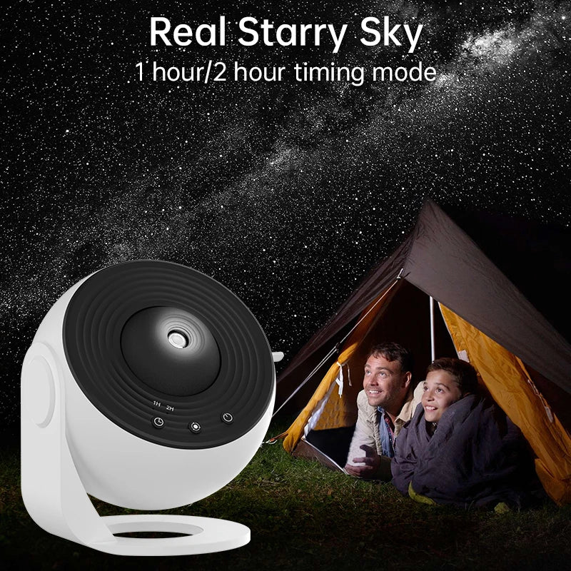 AUSYLE Night Light Galaxy Projector Starry Sky 360 Lamp