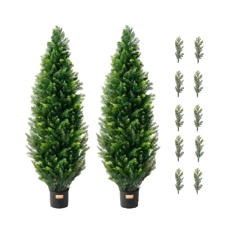 Shanghai Artificial Cedar Topiary Tree Evergreen Outdoor Decor