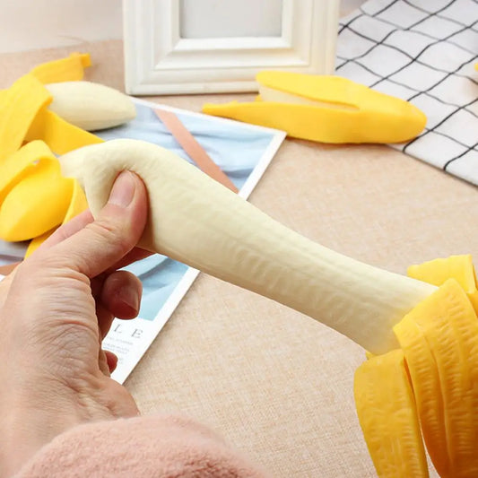 Prank Tricks Kids Toy Antistress Decompress Squeeze Peeling Banana for Present