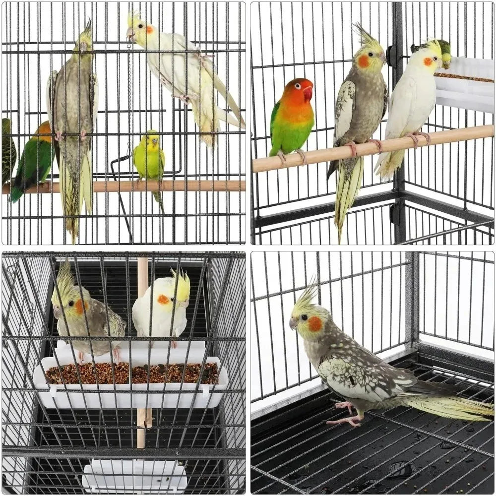 Hign-concerned Parrot Flight Cage Metal Durable Quality