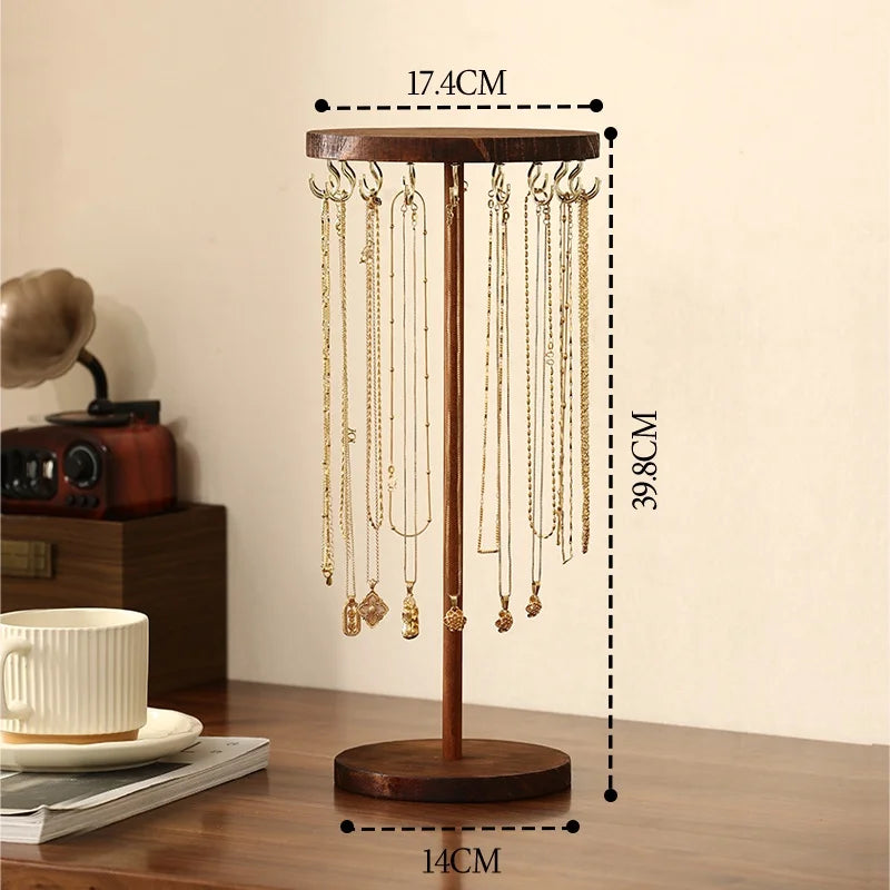 CN Tianjin Zhejiang Jewelry Holder Stand Wood Display Rack