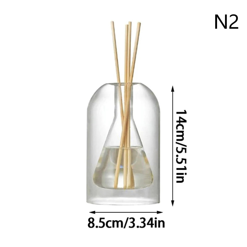 Jetting Aromatherapy Diffuser Bottle Glass Essential Oils