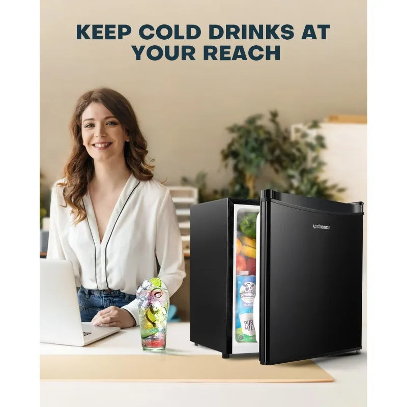 YTYIN Upstreman Mini Fridge With Freezer Dorm Essentials