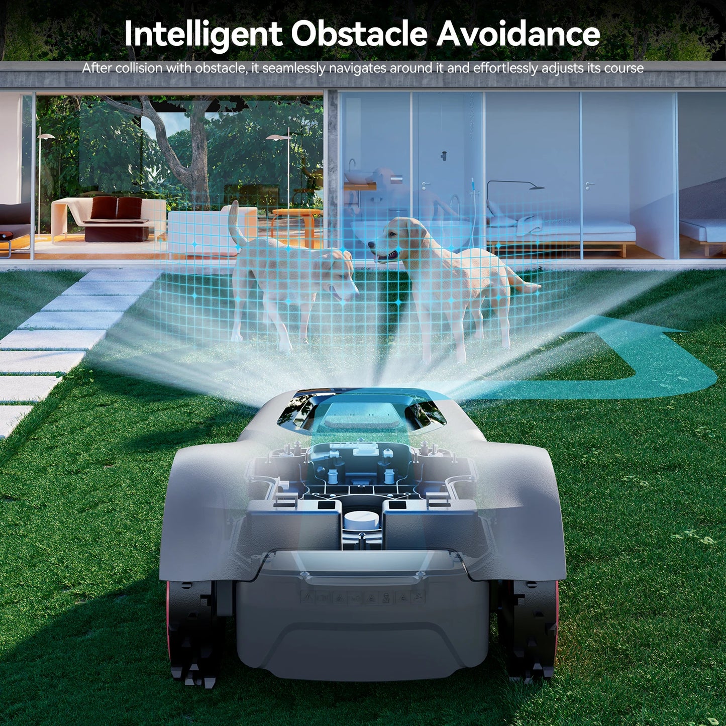 Redkey MGC800 Robotic Lawn Mower CTOF Tech And App Control