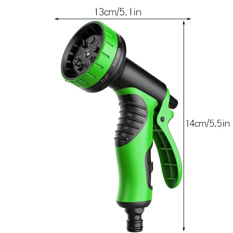 Expandable Garden Hose With Water Gun For High Pressure Watering
