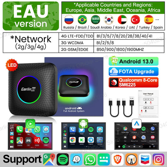 Carlinkit 3 In One Android Auto CarPlay Wireless Box WithAdvancedConnectivitySolutions
