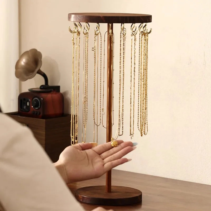 CN Tianjin Zhejiang Jewelry Holder Stand Wood Display Rack